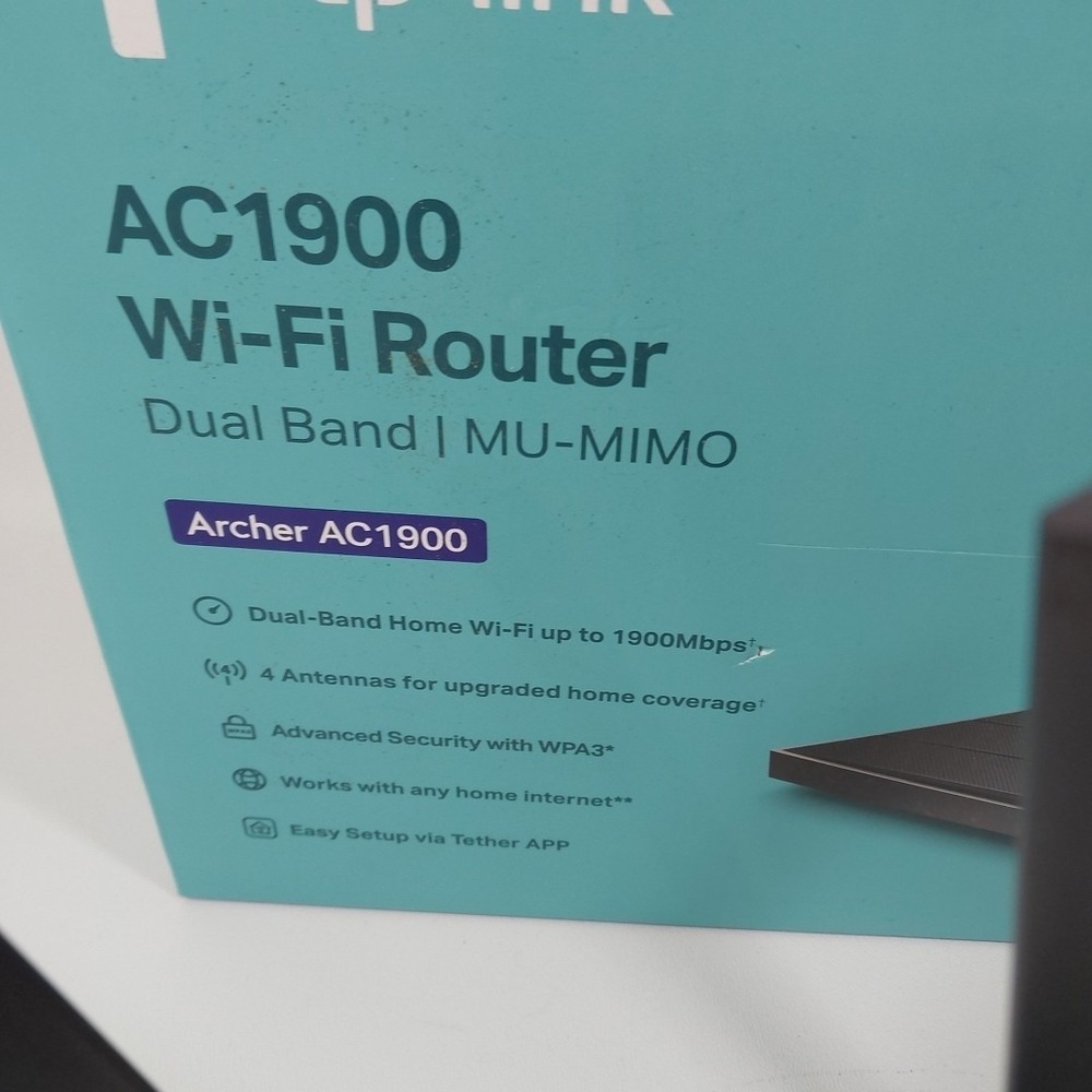 TP-Link AC1900 Smart WiFi Router MU-MIMO Wireless Router Dual Band 4 antennas - Picture 2 of 7